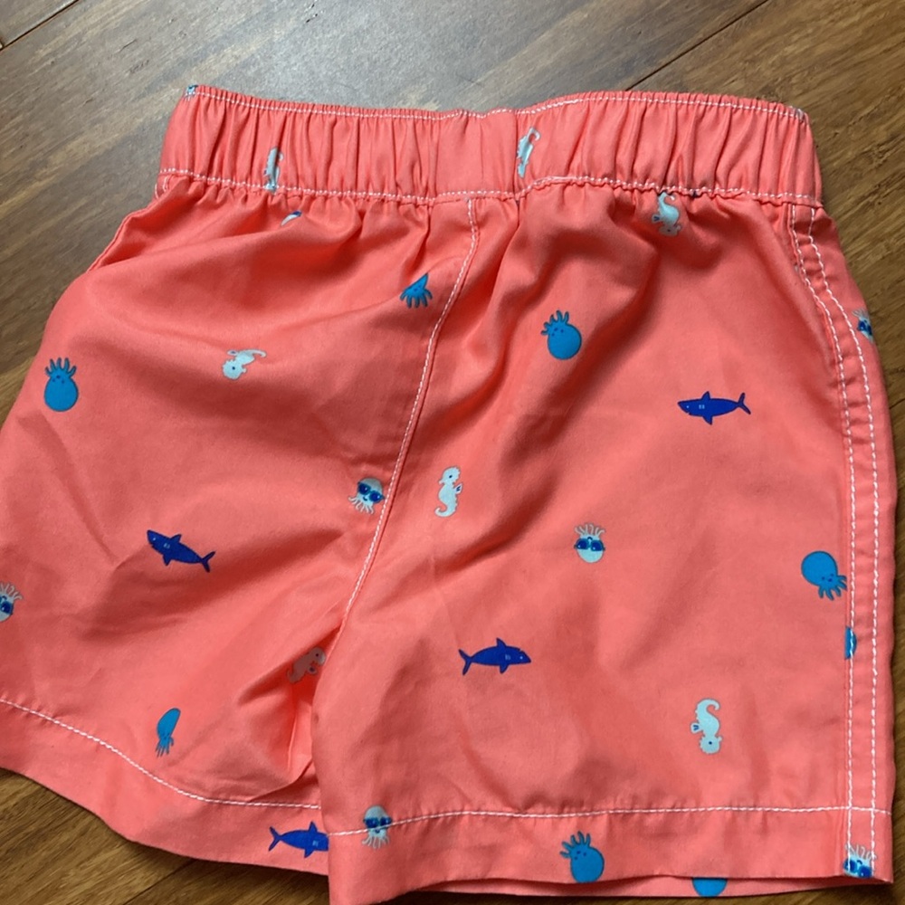 Carters Rash Guard Swim Trunk Set 12M - Picture 11 of 11